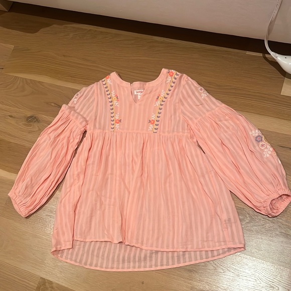 Cat and Jack Sleeved Spring Floral Shirt - Picture 1 of 3